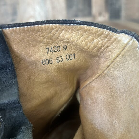 John Varvatos Handmade Italy Black Ankle Boots Mens 9 - Picture 5 of 12